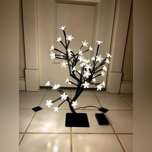 Lightshare 18 Inch Cherry Bonsai Tree Warm White Light